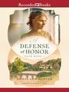 Cover image for A Defense of Honor